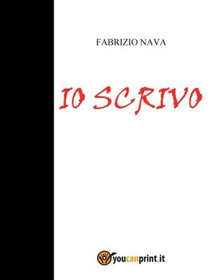 cover image of Io scrivo